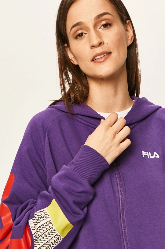 fioletowy Fila - Bluza