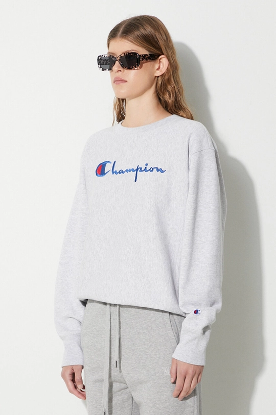 gray Champion cotton sweatshirt