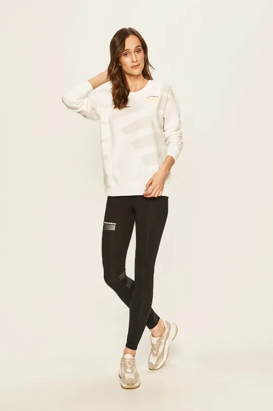 New Balance - Bluza WT01524WT biały