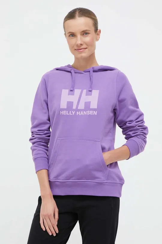 fialová Helly Hansen Mikina Dámsky