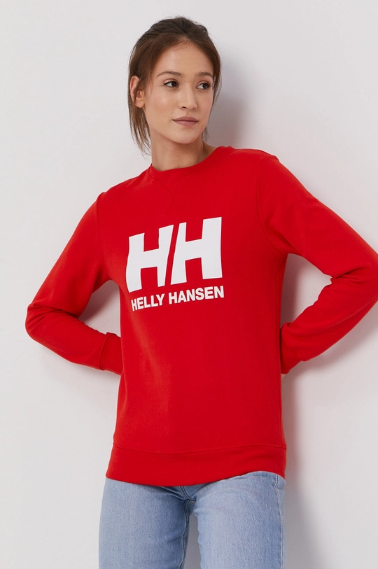 červená Mikina Helly Hansen Dámsky