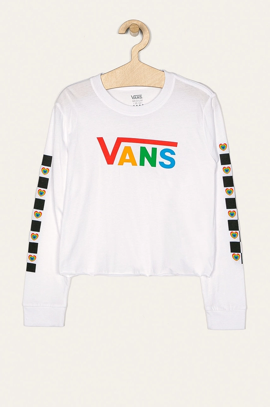 biały Vans - Longsleeve dziecięcy 129-173 cm Dziewczęcy