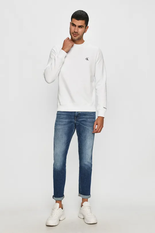 Calvin Klein Jeans - Bluza J30J314536 biały