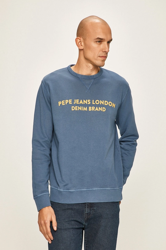 tmavomodrá Pepe Jeans - Mikina Avalon Pánsky