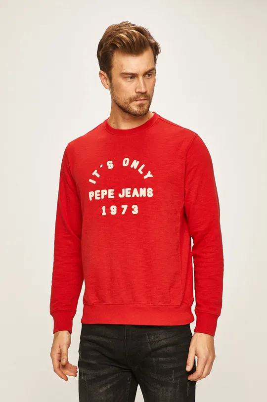 czerwony Pepe Jeans - Bluza Arnold