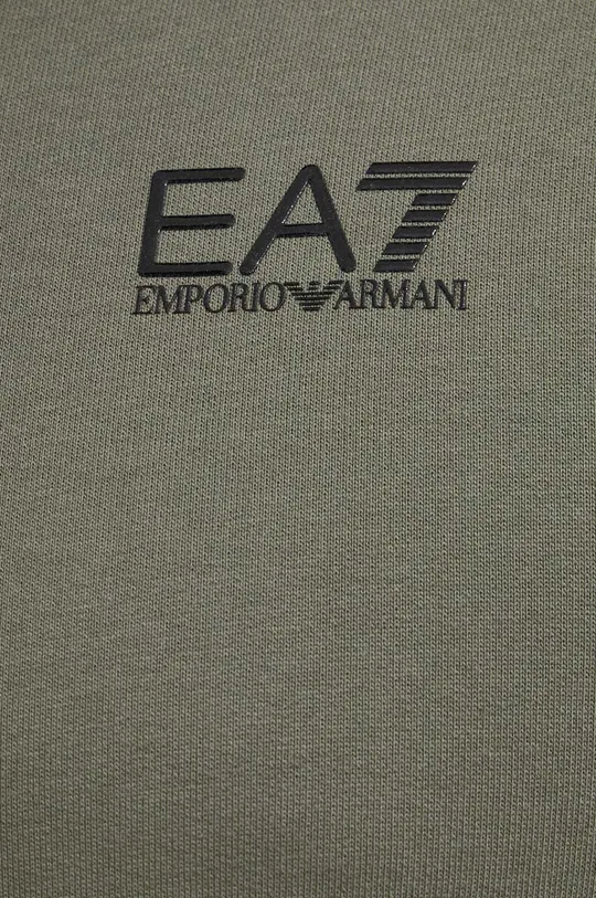 Bavlnená mikina EA7 Emporio Armani Pánsky