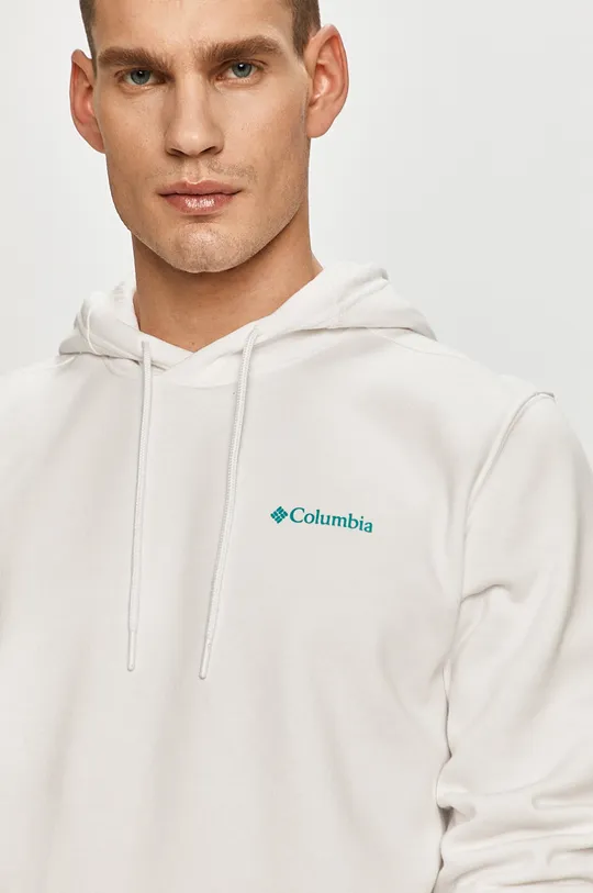 white Columbia sweatshirt