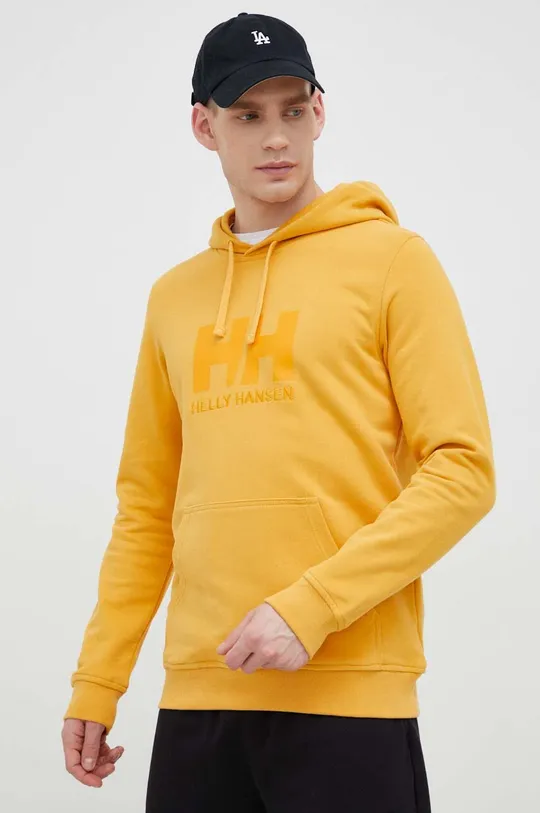 Helly Hansen sweatshirt HH LOGO HOODIE yellow
