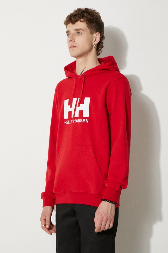 Helly Hansen Mikina HH LOGO HOODIE červená 33977