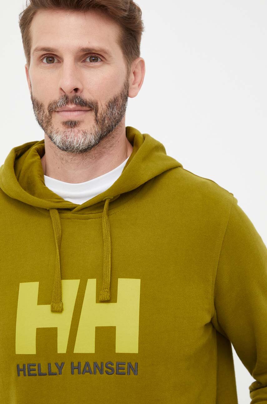 Trui Helly Hansen Men HH Logo Hoodie Sharp Green