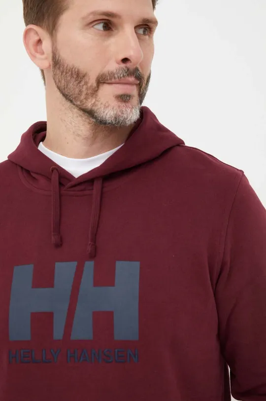 бордо Хлопковая кофта Helly Hansen