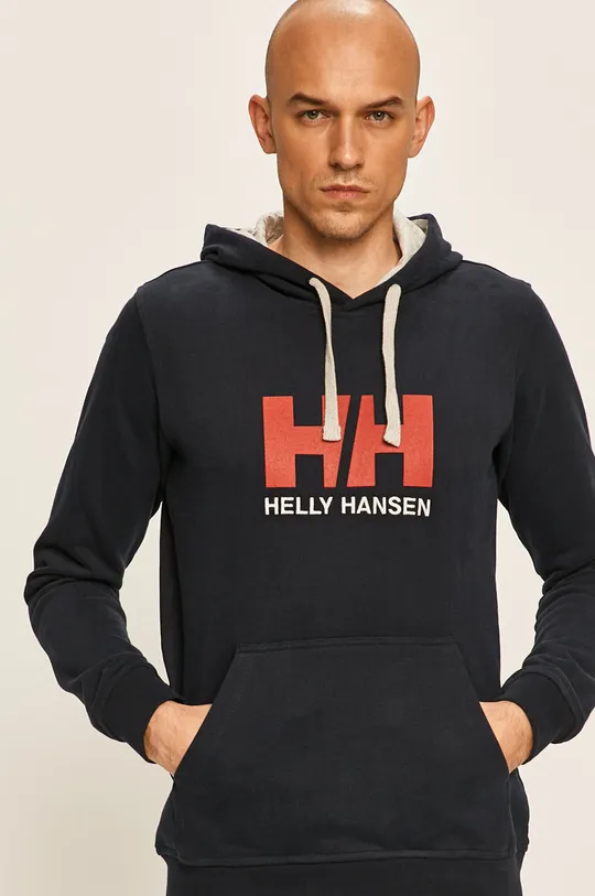 granatowy Helly Hansen bluza HH LOGO HOODIE