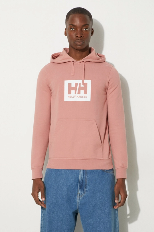 Helly Hansen felpa in cotone 53289 rosa SS24