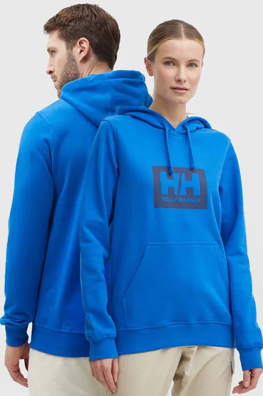 modra Bombažen pulover Helly Hansen Unisex