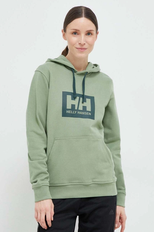 Helly Hansen bluza bawełniana zielony