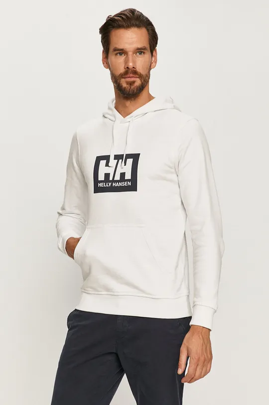 white Helly Hansen cotton sweatshirt Unisex