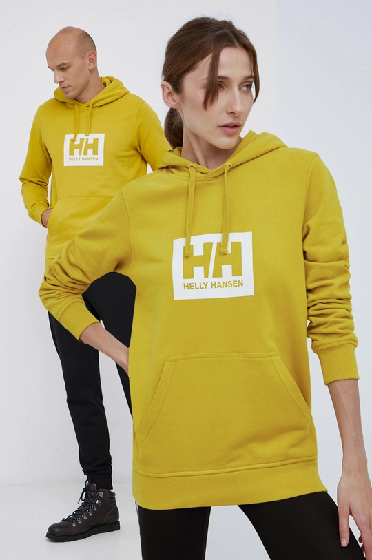 żółty Helly Hansen - Bluza bawełniana Unisex