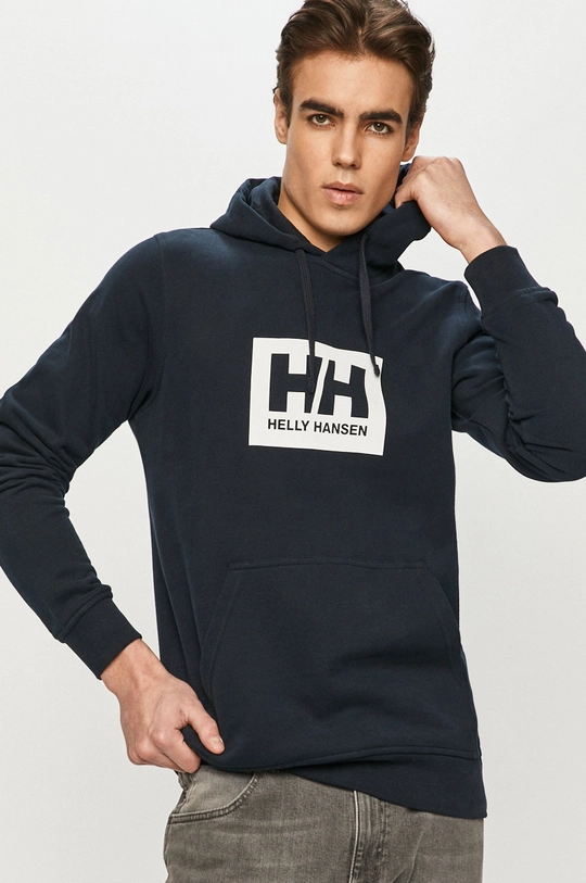 тёмно-синий Хлопковая кофта Helly Hansen Unisex