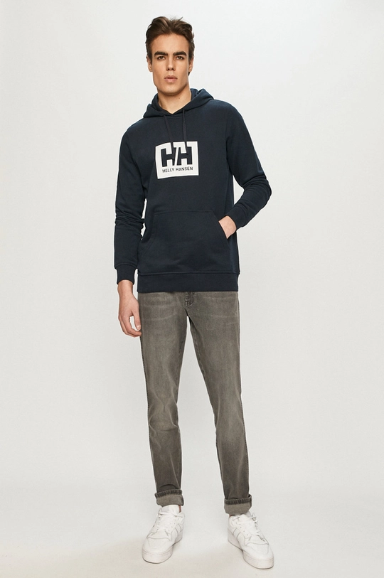 Helly Hansen Bluza bawełniana granatowy