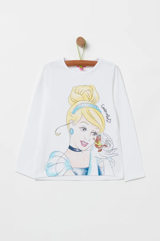 biela OVS - Detské tričko s dlhým rukávom x Disney 104-140 cm Dievčenský