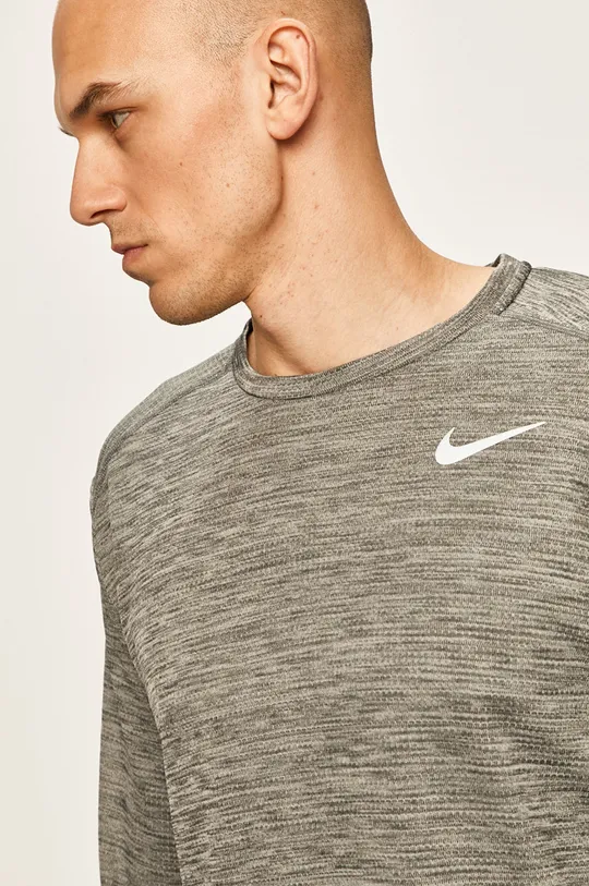 sivá Nike - Pánske tričko s dlhým rukávom