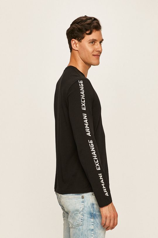 Armani Exchange - Pánske tričko s dlhým rukávom  100% Bavlna