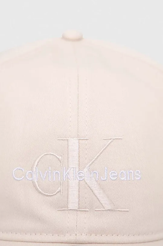 Čiapka Calvin Klein Jeans béžová