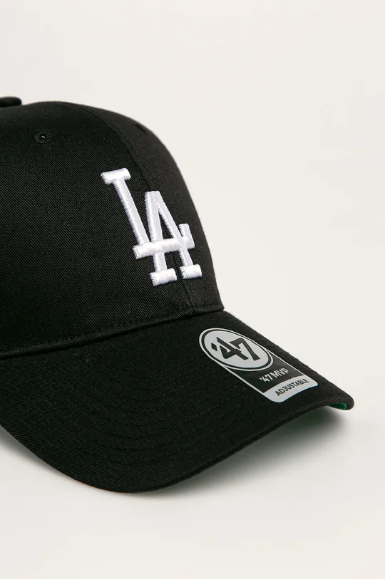47 brand - Czapka MLB Los Angeles Dodgers czarny