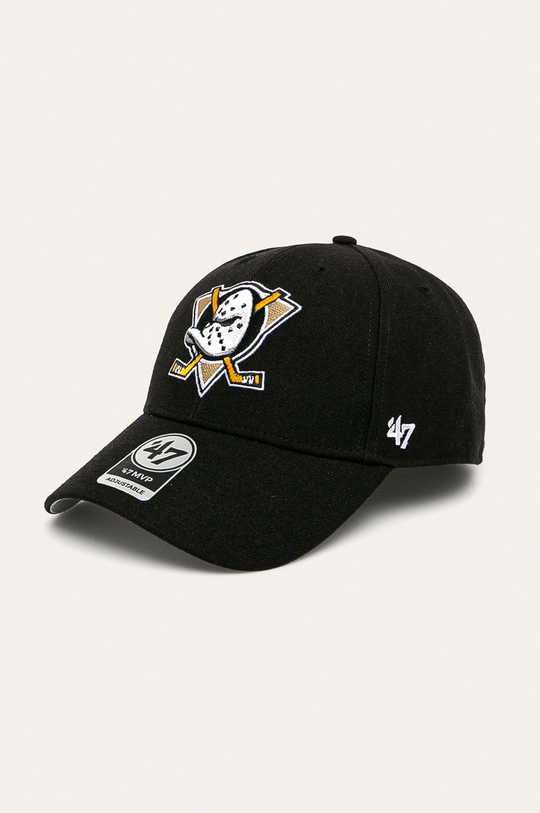 czarny 47brand - Czapka NHL Anaheim Ducks Unisex