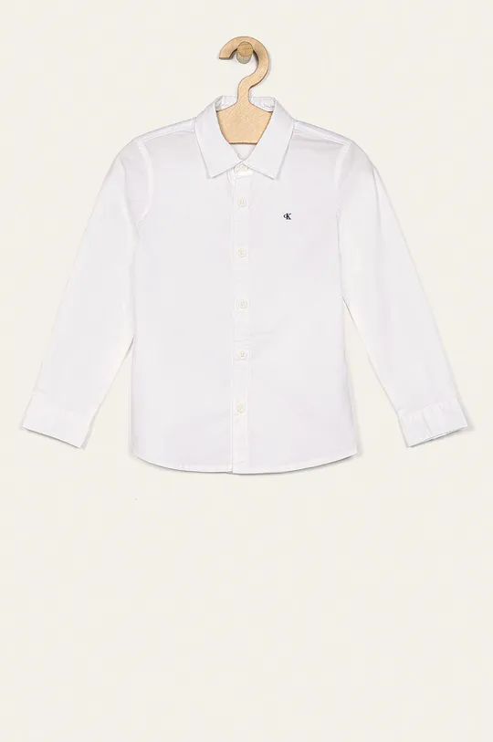 biela Calvin Klein Jeans - Detská košeľa 104-176 cm Chlapčenský