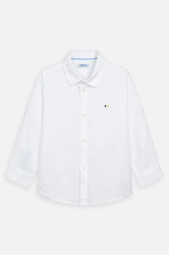 Mayoral - Детская рубашка 92-134 см. белый