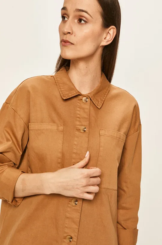 brązowy Vero Moda - Koszula