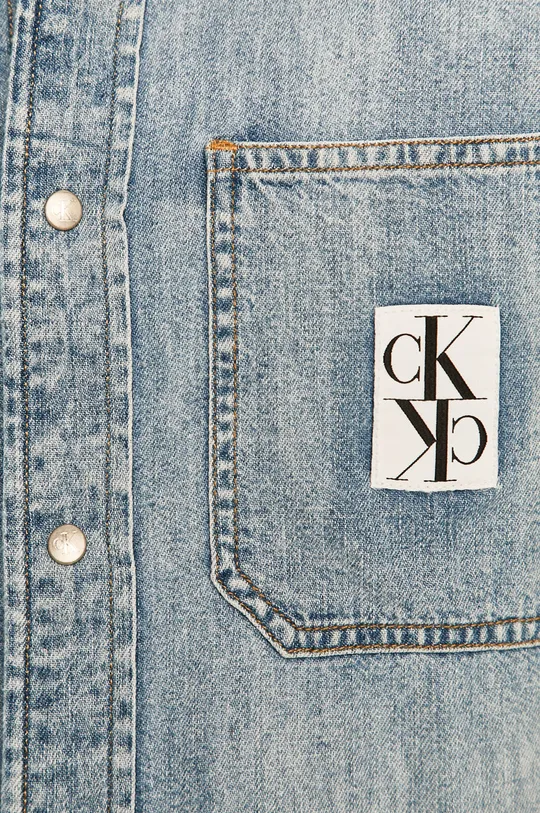 Calvin Klein Jeans - Сорочка темно-синій