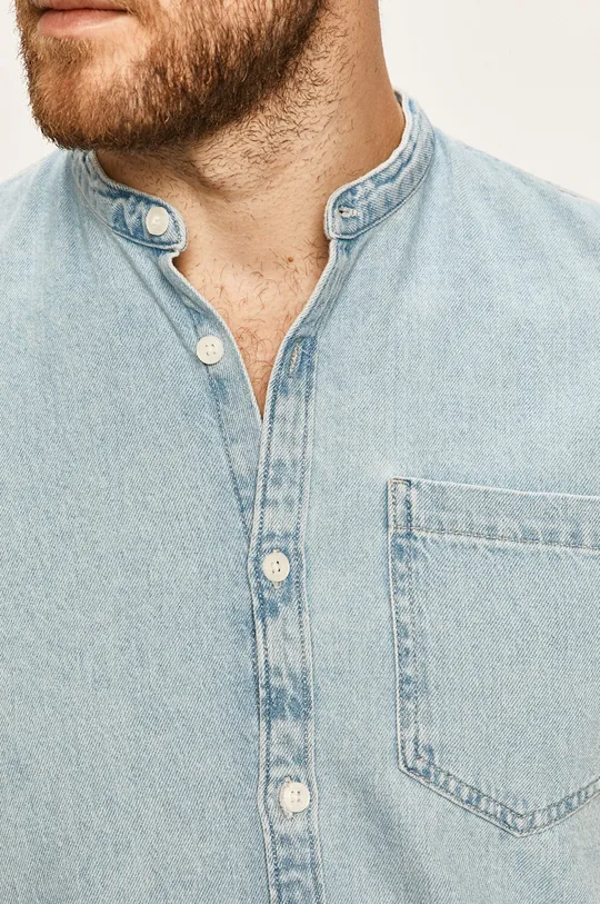 Tom Tailor Denim - Rifľová košeľa modrá