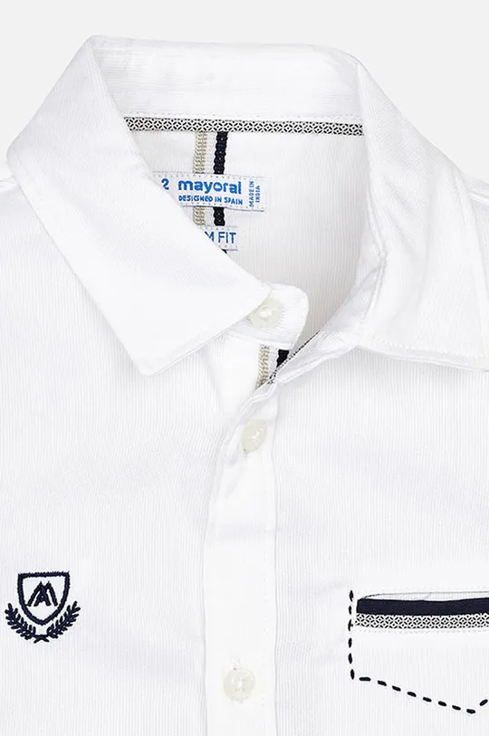 белый Mayoral - Детская рубашка 92-134 см.