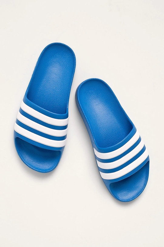 modrá adidas - Šľapky EF1752