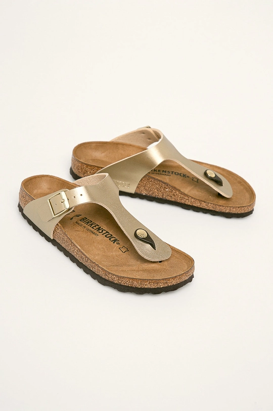 Birkenstock - Σαγιονάρες Gizeh χρυσαφί