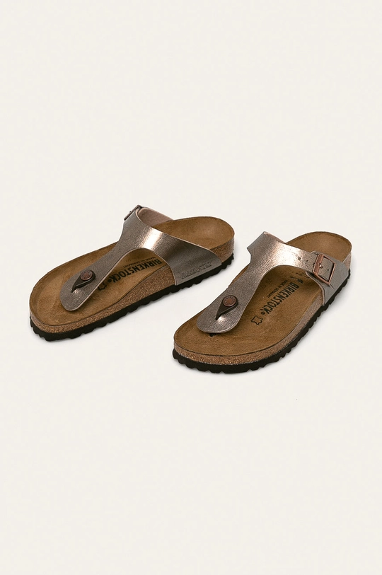 Birkenstock - Japonki Gizeh brązowy