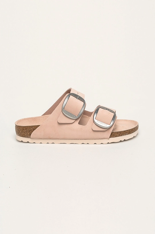 ružová Birkenstock - Kožené šľapky Arizona Big Buckle Dámsky