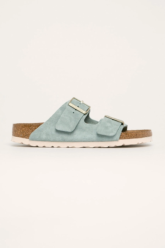 modrá Birkenstock - Kožené šľapky Arizona Dámsky