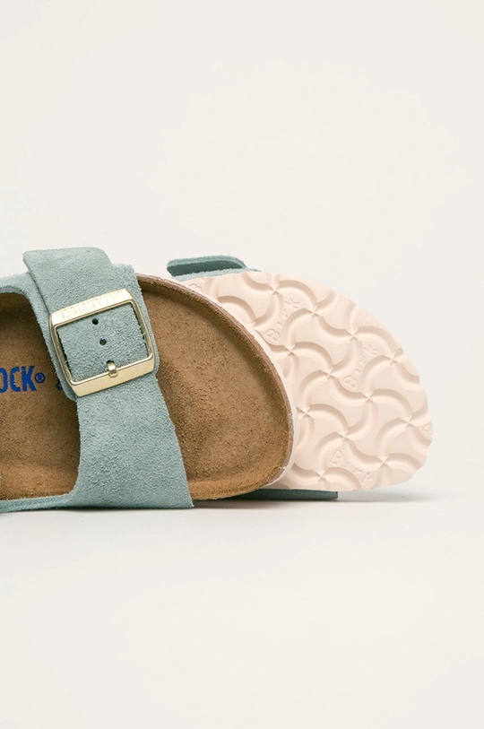 Birkenstock - Bőr papucs Arizona  Szár: szarvasbőr Belseje: természetes bőr Talp: szintetikus anyag