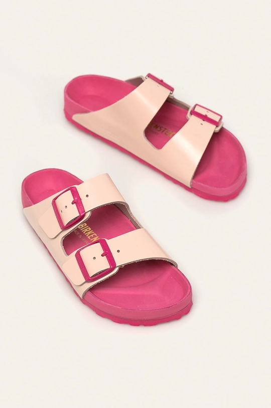 Birkenstock - Kožené šľapky Arizona EXQ ružová