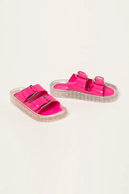 Calvin Klein - Papucs cipő rózsaszín