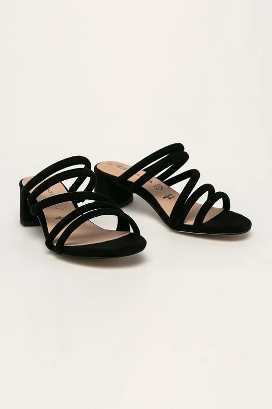 Tamaris - Papucs cipő fekete