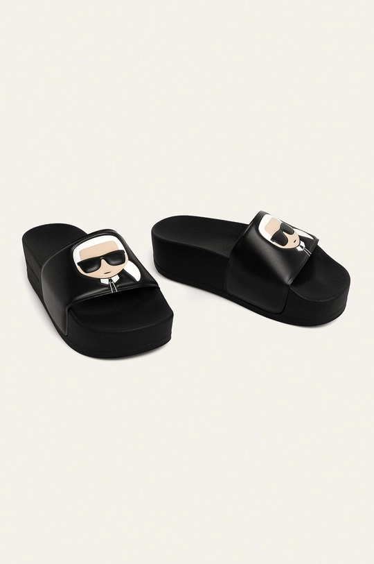 Karl Lagerfeld - Klapki KL80805 czarny