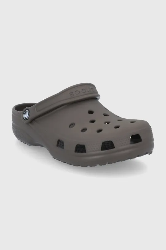 Pantofle Crocs Classic hnědá