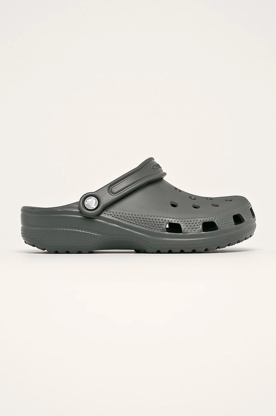 gray Crocs sliders Classic Unisex