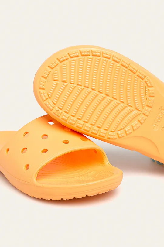 Crocs klapki Classic Crocs Slide pomarańczowy