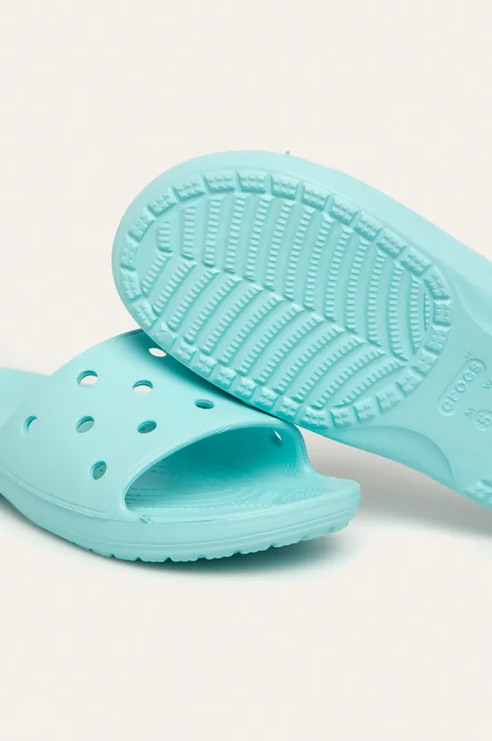 Crocs sliders light blue