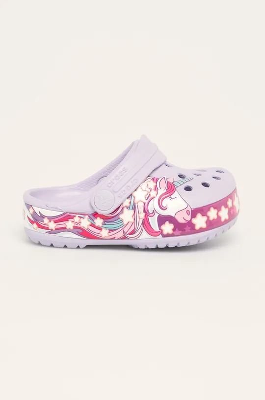 фіолетовий Crocs - Дитячі шльопанці Для дівчаток
